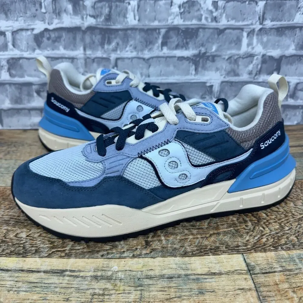 Saucony Shadow 5000 Grey Blue Cream SAMPLE S70880-3 Mens Size 9 New Rare